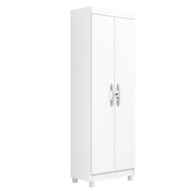 Imagem de Multiuso New Roma 2 Portas Com Chave Benetil Móveis - Branco
