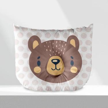 Imagem de Travesseiro para Bebê Anatômico Anti Refluxo Urso - Mega Loja do Bebê