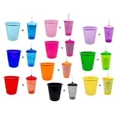 Imagem de Kit Cinema Balde 1L Pipoca + Twister Colorido 400ML (50)