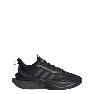 Imagem de Adidas Alphabounce feminino, Preto/Carbono/Dourado Metálico, 36