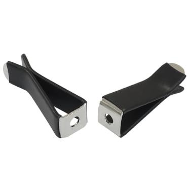 Imagem de Kemcatui 20 peças de clipes de ventilação de carro de cabeça quadrada, clipes de purificador de ar para tomada, suporte de difusor preto para ar-condicionado de carro/entusiastas automotivos