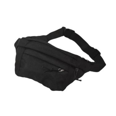 Imagem de Pochete Bolsa Grande Transversal Ajustável Celular Cor:preto - GXM
