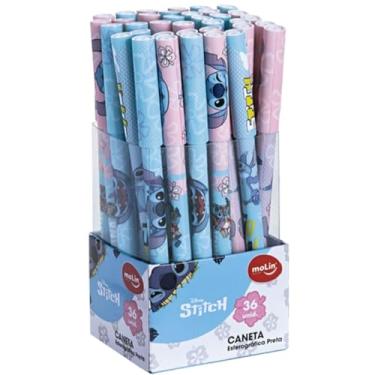 Imagem de Caneta Esferográfica Ponta Média Stitch - Display com 36 Unidades