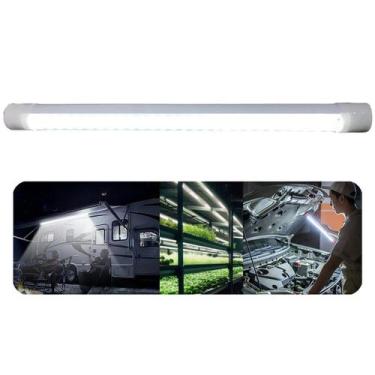 Imagem de Luminária Grande De Barra Portátil E Fixa 35cm Com 3 Funções 56 LEDs L