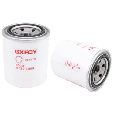 Imagem de Filtro de óleo HH150-32094 substituto 51064 122-0833 HH150-32090 HH150-32804 Compatível com trator Kubota B1550 B1700 G1900 G2000 G3200 ZD1211 CV11-CV 22 M18-M20 MV16-MV20 RTV-X1100 (pacote com 2)