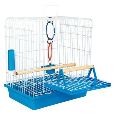 Imagem de Gaiola Calopsita Maritaca e Outros Pássaros Jel Plast - Azul