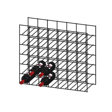 Imagem de Adega Tipo Nicho Aramado Para 42 Garrafas  Mod. 7L X 6A