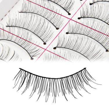 Imagem de Cílios postiços AHIER Natural Look, feitos à mão em Taiwan, x50 pares
