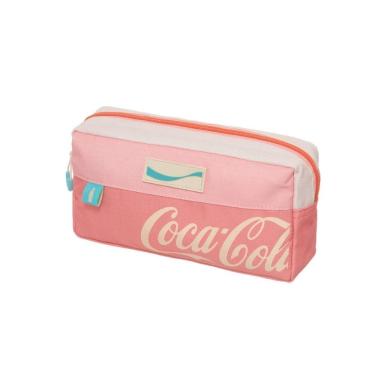 Imagem de Estojo Coca Cola Necessaire Refreshing Escolar Juvenil