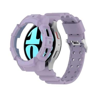 Imagem de Samsung Galaxy Watch 6 5 40mm 44mm Esportes Silicone Armor Case Band P