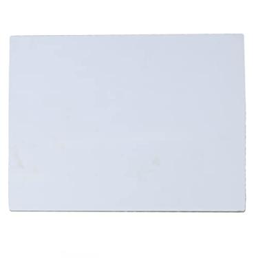 Imagem de Pickguard de guitarra PVC Cellulóide inquebrável Tampa da placa traseira Folha de placa para baixo para baixo guitarra acústico Bass Protetor de proteção Durável Acessório (Branco)