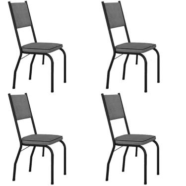 Imagem de Conjunto Com 4 Cadeiras Diana Artefamol