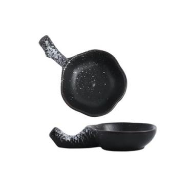 Imagem de Prato de imersão longo esmaltado para forno de cerâmica, utensílios domésticos simples e requintados - décimo segundo mês lunar