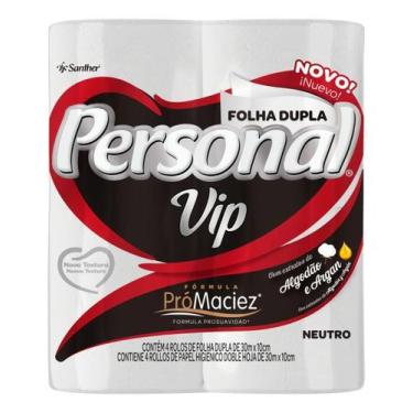 Imagem de Kit c/ 3 Papel Higienico Folha Dupla Neutro 30m 4un - Personal