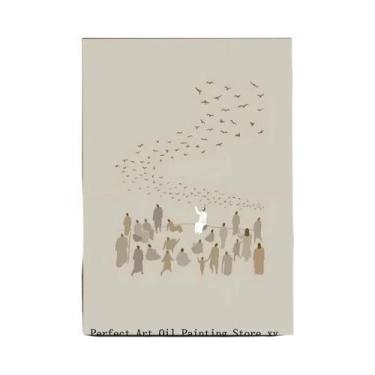 Imagem de Pôster Moderno Boho Jesus Cristão Bíblia Impressão Em Papel Para Sala 