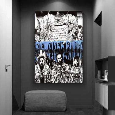 Imagem de Adesivos Decorativos Vintage Do Cantor Suicideboy Para Casa, Bar, Café