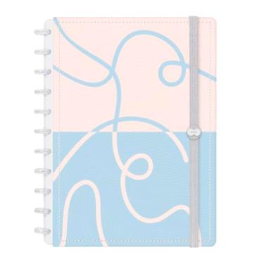 Imagem de Caderno De Disco Inteligente Iscool Urban Flow Lupim Azul Claro G