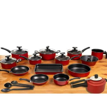 Imagem de Conjunto Panelas 17 Pc Antiaderente com Panela Pressão