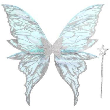 Imagem de Conjunto de fantasias Fairy Wings Loieryk Glacier Blue para adultos