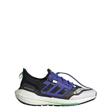 Imagem de adidas Tênis de corrida masculino Ultraboost 21 Gore-Tex, Branco cristal/preto/tinta sônica, 44