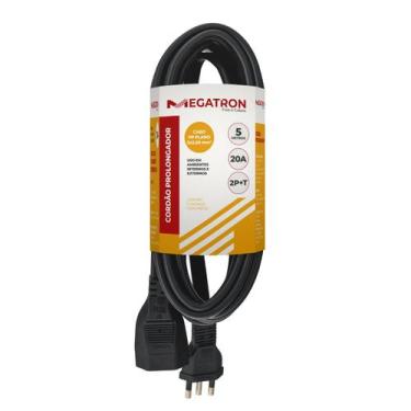 Imagem de Extensão Elétrica / Cordão Prolongador Megatron 20A 5 metros 414