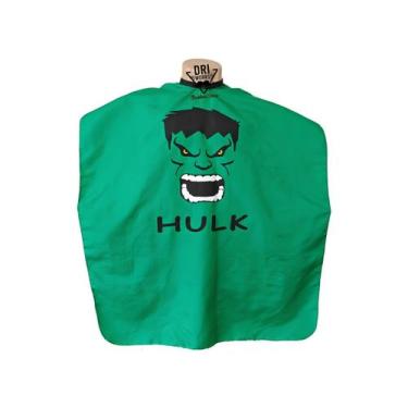 Imagem de Capa de corte infantil ziper cetim - hulk - ACESSORIOS