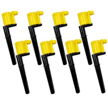 Imagem de GP POWER Pacote de bobinas de ignição de alto desempenho conjunto de 8 DG512 UF191 compatível com Ford Mustang GT LINCOLN AVIATOR CONTINENTAL AVANTI MARAUDER ESPERANTE MANGUSTA 4.6 4.6T 5.4 5.4T 5.8T