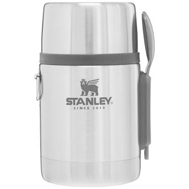 Imagem de Frasco Térmico para Alimentos 530 ml com Vedação a Vácuo e Colher Aço Inoxidável, STANLEY 10 01287 031, Prateado