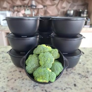 Imagem de Conjunto de Potes Plásticos Herméticos 1 Litro, Marmita Fitness, Kit com10 BOLL (BOWL) leve 10 gastando menos.