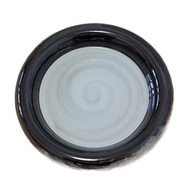 Imagem de Prato de serviço adorável prato de jantar redondo prato de jantar doméstico prato de sobremesa prato plano de cerâmica prato fundo colorido prato de café da manhã salada pratos grandes (cor: 003)