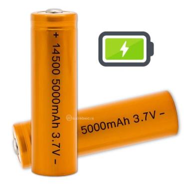 Imagem de Bateria 14500 de Lítio 5000mAh Ideal para Lanternas, Caixas de Som e R