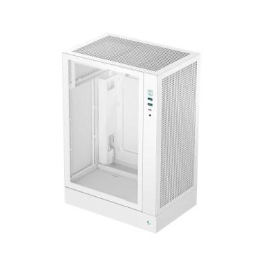 Imagem de Gabinete Gamer DeepCool Mid Tower CH170 Plus Vidro Temperado Branco
