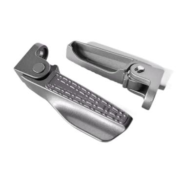 Imagem de predolo Acessórios de reposição antiderrapantes para motocicletas e bicicletas, peças de reparo para passageiros, apoios para os pés de metal fáceis de