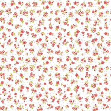 Imagem de Tecido Tricoline Mini Floral Arabella Rose - Peripan - 50 x 150 cm - I