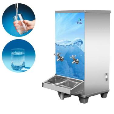 Imagem de Bebedouro Industrial 25 Litros Resfriador De Água B25 De Bancada Frisb