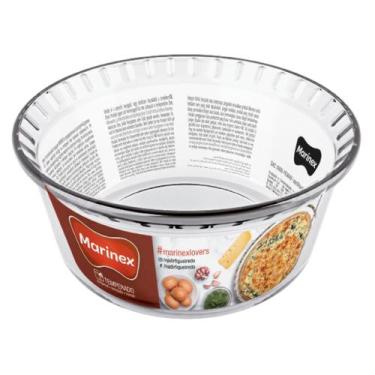 Imagem de Forma Suflê Travessa Assadeira 1,4 L Clássica Vidro Marinex - NADIR FI