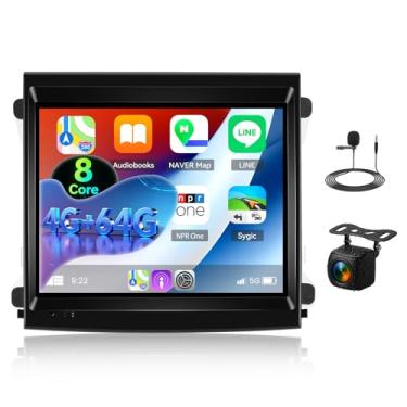 Imagem de [4 + 64 G] Estéreo automotivo Android 13 de 8 núcleos para Porsche Cayenne 2010-2016 com Carplay e Android Auto, rádio automotivo de 8,4 polegadas com Bluetooth FM/AM 4G/WiFi Navegação GPS SWC DSP EQ
