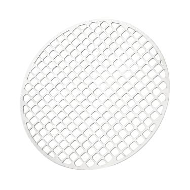 Imagem de Grelha redonda | Grelhas de aço inoxidável - Suporte multiuso antiaderente para cozimento a vapor para acampamento em fogueira portátil ao ar livre