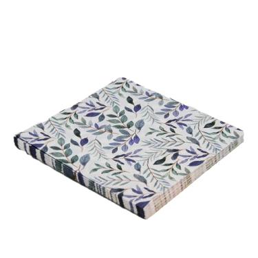 Imagem de Guardanapo De Papel Decorado 33Cm Flor Ou Folhagem 20 Peças (Folhagem Azul)