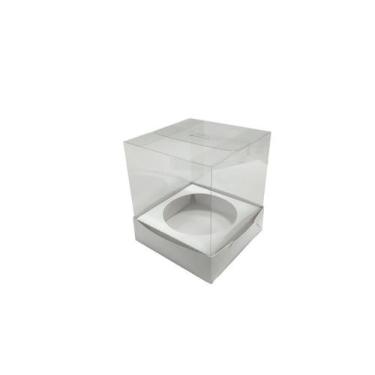 Imagem de Caixa Para Panetone 250G Branco Kit 10Und - Embala Cristal