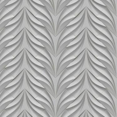 Imagem de Papel Parede 3D Desenho Vertical Cinza Autocolante Lavavel - LRP