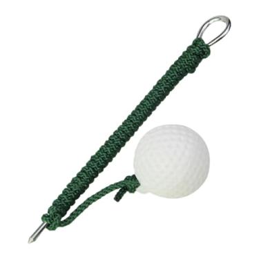 Imagem de Treinador de balanço de corda de golfe, treinamento de corda de golfe com bola, ferramenta de treinamento de ritmo equipamento de prática de aquecimento para quintal