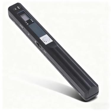 Imagem de Scanner portátil de documentos, pequeno USB para documentos e fotos, HD 900DPI Color Mobile Handheld Scanner Wand para casa, viagens, escritório e negócios, 21 cm (preto)
