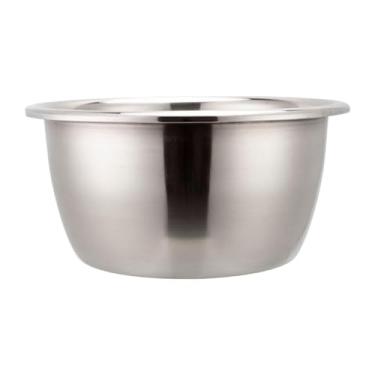 Imagem de YWJLQH Grande Recipiente de Bacia de aço Inoxidável Tigela de Mistura para Macarrão Feijão Vegetais