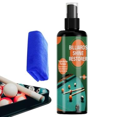 Imagem de Billiard Ball Restorer Polish | Suave de Limpeza Para Mesa de Bilhar 100ml Com Toalha - Spray De Polimento Para Bolas De Sinuca,Presente Para Adolescentes Família E Marido Esposa Filhos Amigos