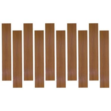 Imagem de Piso Vinilico Autoadesivo Chao Madeira Falsa 1m2 Reforma Obra Sala Est