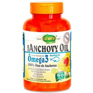 Imagem de Ômega 3 Óleo De Anchovas 60 Cápsulas Unilife
