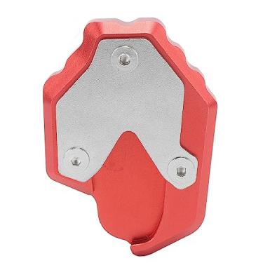 Imagem de Suporte lateral de alumínio cnc, placa de extensão, suporte de pé, substituição, força 350 nss350 2020-2022, suporte de motocicleta, ampliador (Vermelha)
