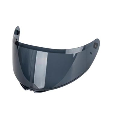 Imagem de JicSuXi Viseira de substituição para capacete de motocicleta, ao embaçamento, compatível com os modelos LK-188 977 e FP-03, Chá Preto