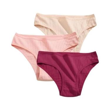 Imagem de Conjunto De Calcinhas De Algodão Femininas Lingerie Sexy Tamanhos XS-5